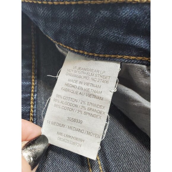 Lee Jeans Womens 14 Straight Denim Pants Ladies Medium Stretch Bootcut - Picture 8 of 12